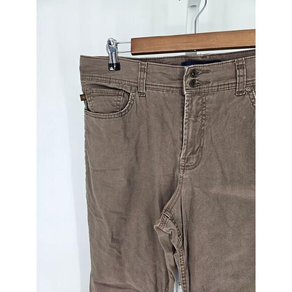 Bandolino Blu Womens Sz 12 Arianna Bootcut Pants Light Brown Vintage - Picture 2 of 5